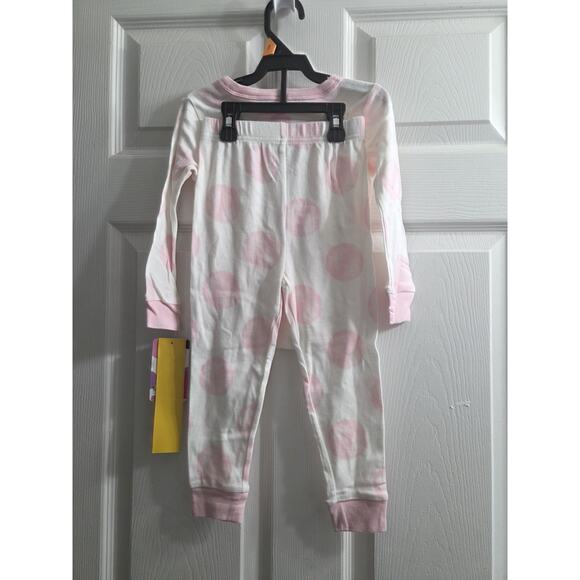 Disney Junior Minnie Mouse 2 Piece Pajama Set Pink Long Sleeve Pant Size 4T Nwt - Picture 3 of 6